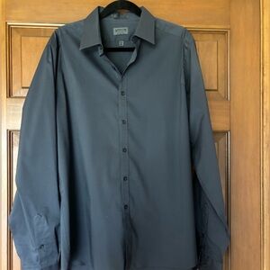 Men's Charcoal Dress Shirt 16 1/2